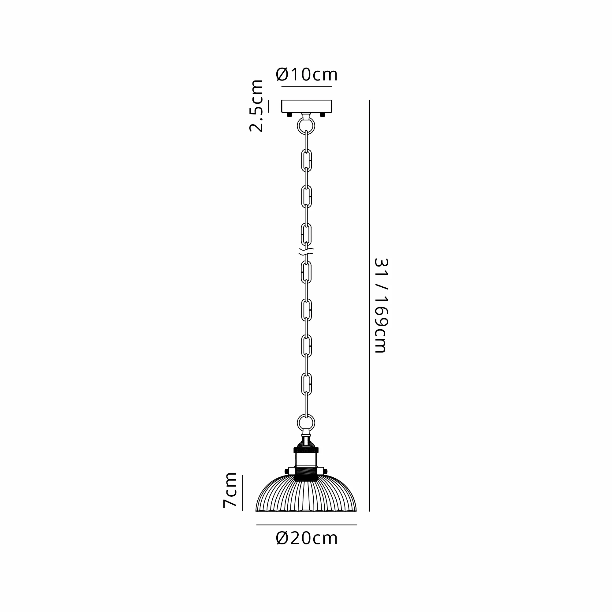 Walter-Satin Nickel Ceiling Lights Deco Single Pendant